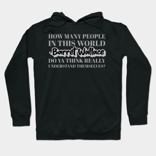 Final Fantasy 7 Barret Wallace Quote Hoodie by Gamers Utopia